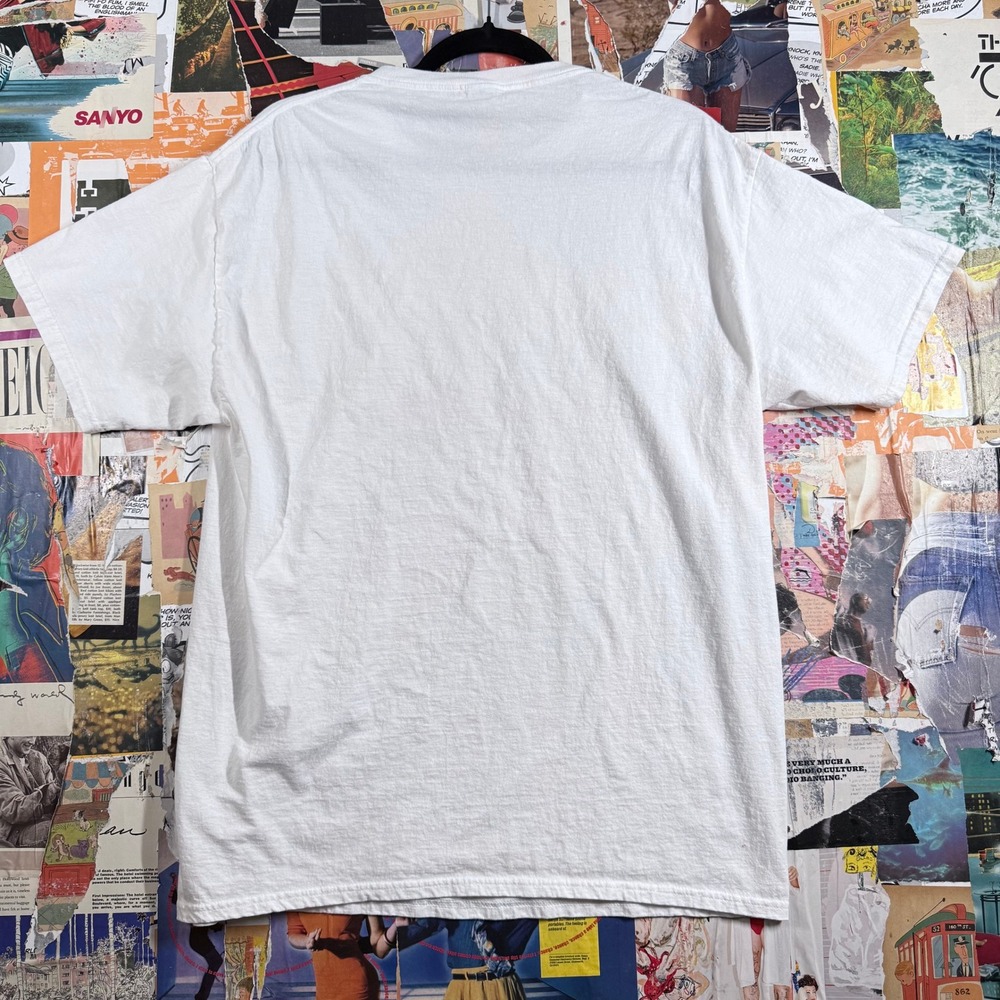 Fruit Of The Loom Send Memes White Graphic Print T Shirt‎ Large L - Picture 6 of 6